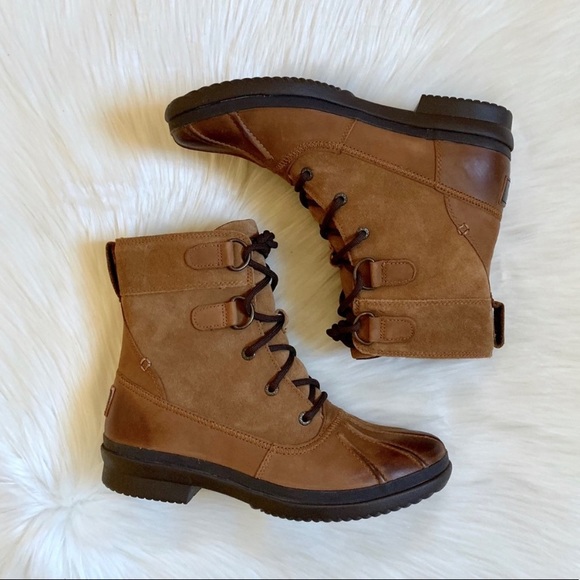 UGG Chestnut Azaria Waterproof Duck Boots - Picture 3 of 8